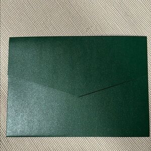 25 set Forest Green Party Invitation Cards